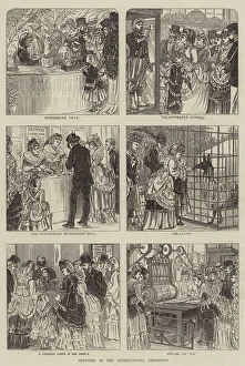 Sketches in the International Exhibition (engraving) Sketches in the International Exhibition (engraving)
