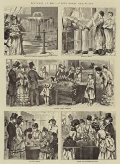 Sketches at the International Exhibition (engraving) Sketches at the International Exhibition (engraving)