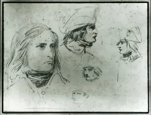 Sketches of Napoleon Bonaparte, 1797 (pencil) Sketches of Napoleon Bonaparte, 1797 (pencil)
