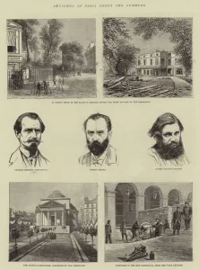 Sketches in Paris under the Commune (engraving) Sketches in Paris under the Commune (engraving)
