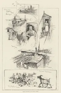 Sketches in Shanty Town, New York (engraving) Sketches in Shanty Town, New York (engraving)