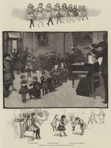 Sketches at a Training School for Stage Dancing (engraving) Sketches at a Training School for Stage Dancing (engraving)