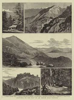 Sketches on the Way to an Indian Hill Station (engraving) Sketches on the Way to an Indian Hill Station (engraving)