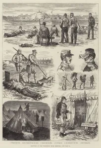 Sketches at the Wimbledon Rifle Meeting (engraving) Sketches at the Wimbledon Rifle Meeting (engraving)