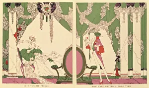 The Sleeping Beauty, illustration from Tales of Times Passed by Charles Perrault (1628-1703) 1922 (colour litho) The Sleeping Beauty, illustration from Tales of Times Passed by Charles Perrault (1628-1703) 1922 (colour litho)