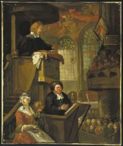 The Sleeping Congregation, 1728 (oil on canvas) The Sleeping Congregation, 1728 (oil on canvas)