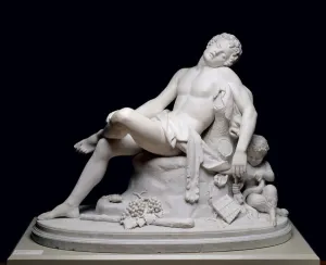 The Sleeping Faun, modeled 1864, carved c.1870 (marble) The Sleeping Faun, modeled 1864, carved c.1870 (marble)