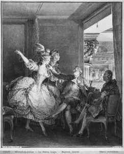 The Small Box, engraved by Charles Emmanuel Patas (1744-1802) c.1777 (engraving) The Small Box, engraved by Charles Emmanuel Patas (1744-1802) c.1777 (engraving)