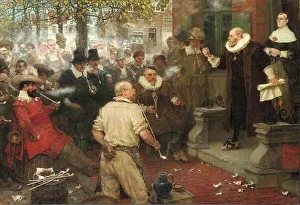 The Smokers Rebellion (The Edict of William the Testy) (oil on canvas) The Smokers Rebellion (The Edict of William the Testy) (oil on canvas)