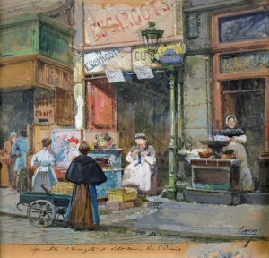 The Snail Seller (w/c on paper) The Snail Seller (w/c on paper)