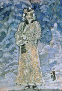 The Snow Maiden, a sketch for the Opera by Nikolai Rimsky-Korsakov (1844-1908), 1890s The Snow Maiden, a sketch for the Opera by Nikolai Rimsky-Korsakov (1844-1908), 1890s