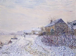 Snow at Tournedos-sur-Seine, 1899 (oil on canvas) Snow at Tournedos-sur-Seine, 1899 (oil on canvas)