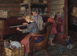 The Socialization par Bogdanov-Belsky, Nikolai Petrovich (1868-1945) The Socialization par Bogdanov-Belsky, Nikolai Petrovich (1868-1945)