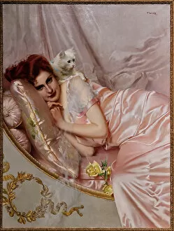 Wild Roses Gallery: On the sofa, 1902 (oil on canvas)