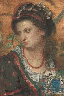 A softened lustre in her eye, all crimson like the rose A softened lustre in her eye, all crimson like the rose