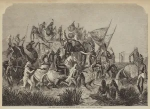 Sohir Singh, Rajah of the Sikhs, with his Escort (engraving) Sohir Singh, Rajah of the Sikhs, with his Escort (engraving)