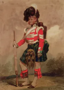 A Soldier of the 79th Highlanders at Chobham Camp in 1853 A Soldier of the 79th Highlanders at Chobham Camp in 1853