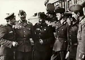 The soldiers of the National People's Army maintain close friendship with The soldiers of the National People's Army maintain close friendship with