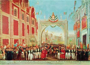 Solemn and Peaceful Entry of the Army of the Three Guarantees into Mexico City Solemn and Peaceful Entry of the Army of the Three Guarantees into Mexico City