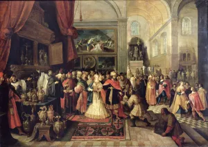 Solomon in the Treasury of the Temple, 1633 (oil on panel) Solomon in the Treasury of the Temple, 1633 (oil on panel)