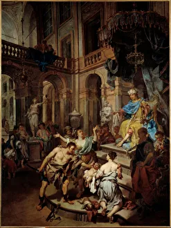 Solomon's Judgment Two women pretend to be the mother of the same child Solomon's Judgment Two women pretend to be the mother of the same child
