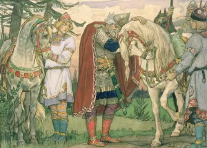 The Song of Prince Oleg, 1899 (gouache on paper) The Song of Prince Oleg, 1899 (gouache on paper)
