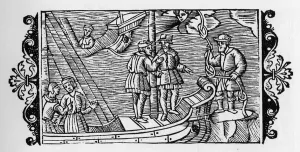 Sorcerer selling to sailors the winds locked in the three nodes of a rope - in " Sorcerer selling to sailors the winds locked in the three nodes of a rope - in "