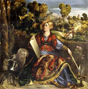 Rome Collection: The Sorceress Circe or Melissa, 1531 (oil on canvas)