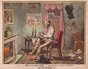 this is a Sorry Sight! Pub. 1786 (hand coloured engraving)