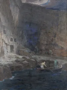 Detail of The Souls of Acheron, 1898 (oil on canvas) Detail of The Souls of Acheron, 1898 (oil on canvas)