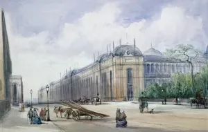 South-east Aspect of the 1862 Exhibition Building, looking along Cromwell Road South-east Aspect of the 1862 Exhibition Building, looking along Cromwell Road