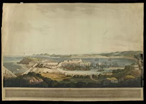 A Coruna Gallery: South View of Corunna from the Heights near the Convent of St. Margaret, engraved by H