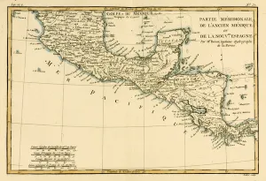Southern Mexico, from Atlas de Toutes les Parties Connues du Globe Terrestre' Southern Mexico, from Atlas de Toutes les Parties Connues du Globe Terrestre'