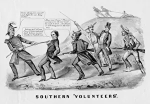 Southern 'volunteers', published by Currier & Ives, New York, c. 1862 (litho) Southern 'volunteers', published by Currier & Ives, New York, c. 1862 (litho)