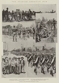 The Spanish-American War, Incidents of the United States Mobilisation at Tampa (engraving)