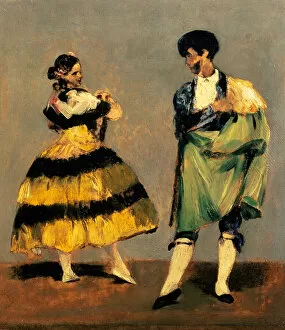 Flamenco Gallery: Spanish Dancers, 1879 (oil on parchment)
