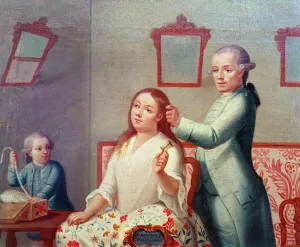 A Spanish Man and his Pure-Bred Mexican Wife, from a series on mixed race marriages in A Spanish Man and his Pure-Bred Mexican Wife, from a series on mixed race marriages in