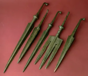 Spearheads, from Belkis (now Zeugma), Turkey (bronze) Spearheads, from Belkis (now Zeugma), Turkey (bronze)