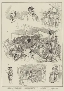 Sea Travel Gallery: Our Special Artist En Route to Burmah (engraving)