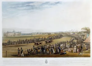 Special prize of 5000 francs to Chantilly in 1841 Print by John Frederick Herring Special prize of 5000 francs to Chantilly in 1841 Print by John Frederick Herring