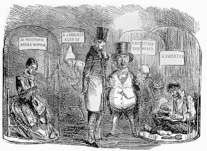 Specimens from Mr Punchs industrial exhibition of 1850 (engraving) Specimens from Mr Punchs industrial exhibition of 1850 (engraving)