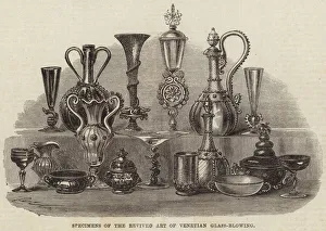 Specimens of the Revived Art of Venetian Glass-Blowing (engraving) Specimens of the Revived Art of Venetian Glass-Blowing (engraving)