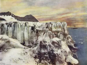 Spitzbergen, A View of the Rocky Coast (colour litho) Spitzbergen, A View of the Rocky Coast (colour litho)