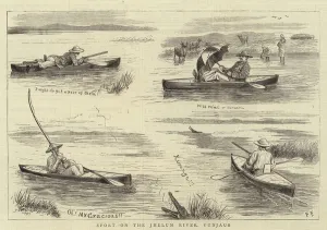 Sport on the Jhelum River, Punjaub (engraving) Sport on the Jhelum River, Punjaub (engraving)