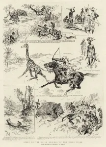 Sport on the upper reaches of the River Niger (litho) Sport on the upper reaches of the River Niger (litho)
