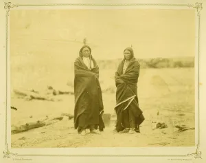 Spotted Tail and Fast Bear, 1868 (albumen print) Spotted Tail and Fast Bear, 1868 (albumen print)