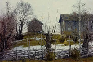 Gustav Wentzel Gallery: Spring thaw, 1892