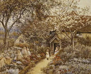 Allingham Gallery: Springtime, 1883 (watercolour)