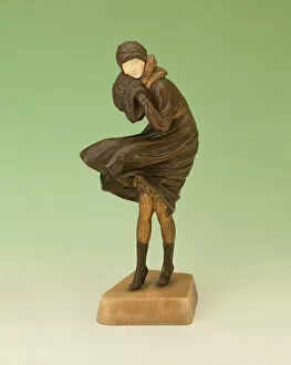 Dimitri Chiparus Gallery: The Squall (bronze and ivory)