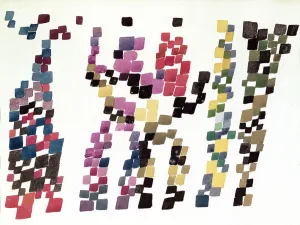Squares Representing a Group of People, 1920 (w/c & gouache on paper) Squares Representing a Group of People, 1920 (w/c & gouache on paper)